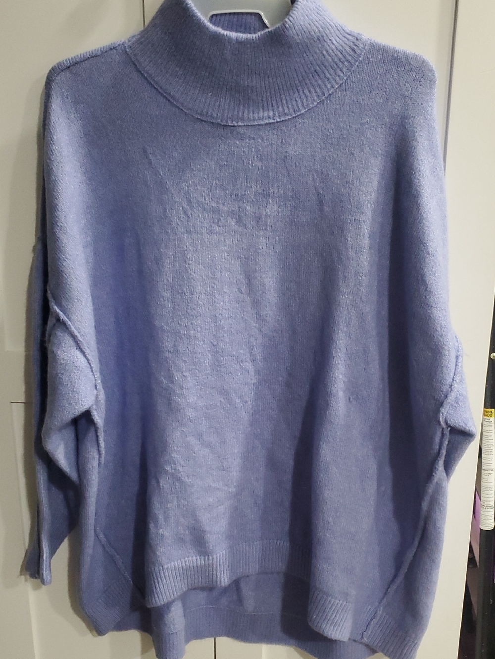 crown & ivy Lavender-Blue Turtleneck Sweater